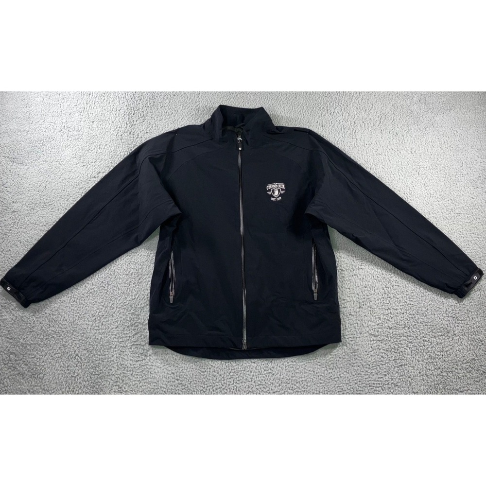 Footjoy Jacket Men Medium Tour Collection Dryjoys Full Zip Golf Windbreaker